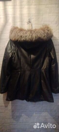 Куртка кожаная женская 48 размер