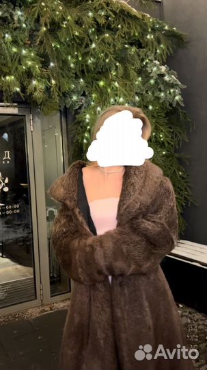 Натуральная винтажная шуба