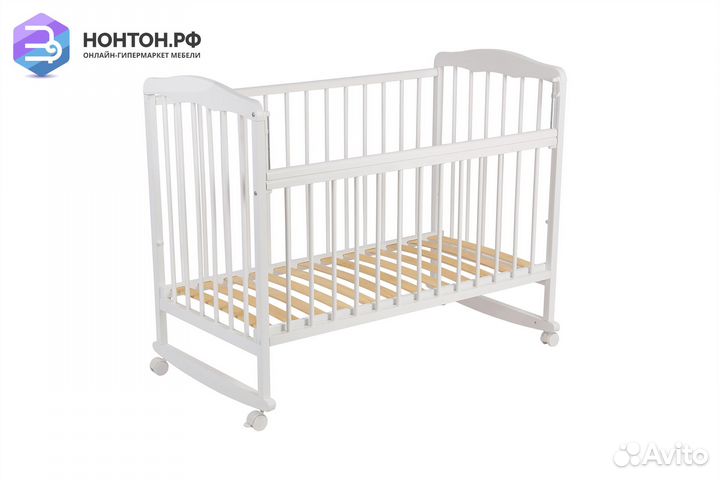 Кроватка детская Алиса белая