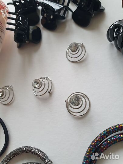 Заколки крабики резинки для волос