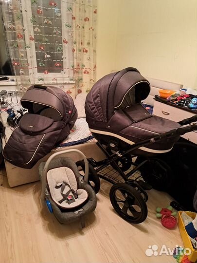 Коляска 2 в 1 + автолюлька