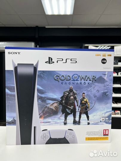 Sony PlayStation 5 с дисководом + игра God Of War