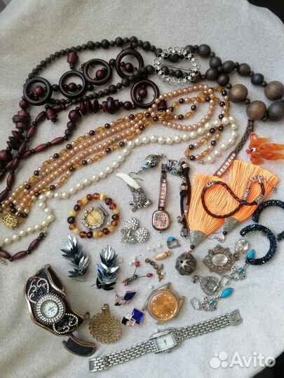 Бижутерия винтаж на поделки