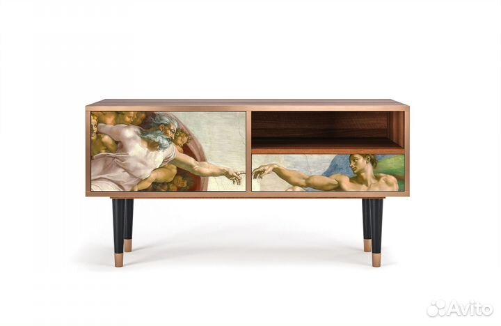 Тв-тумба T3 - Орех - The Creation of Adam