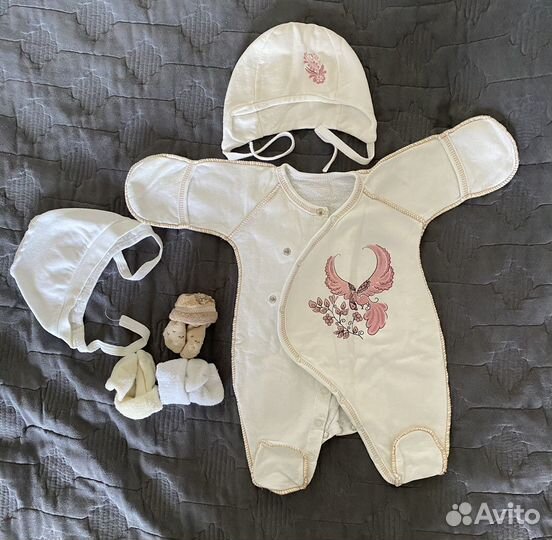 Вещи пакетом на новорожденную девочку
