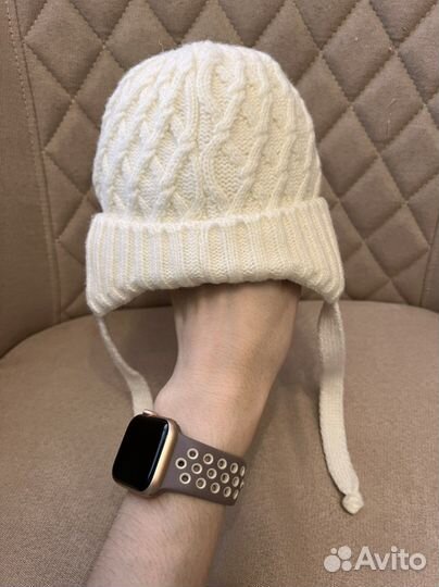 Зимняя шапочка для новорожденного