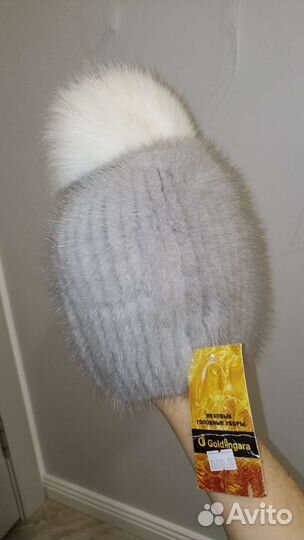 Шапка норковая женская