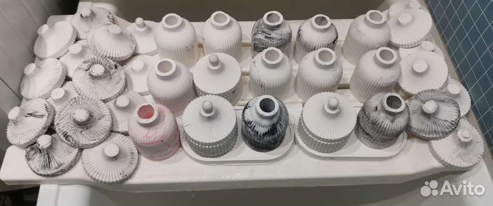 Шкатулка подсвечник подставка из гипса