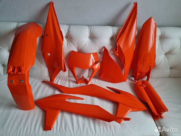 Пластик polisport KTM EXC EXC-F 20-22 оранжевый