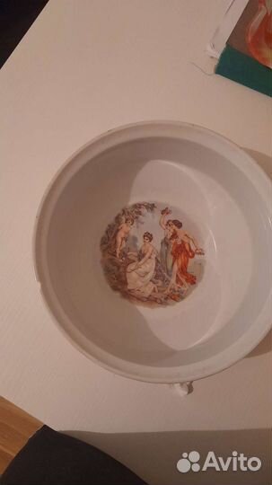 Блюдо большое Мадонна гдр