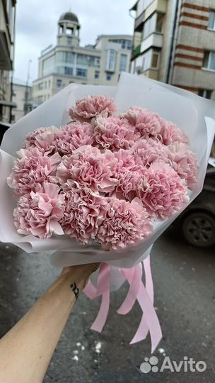 Цветы доставка диантусы букет