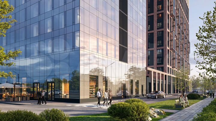 1-к. квартира, 40,7 м², 23/32 эт.