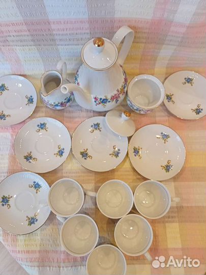 Кофейный сервиз фарфор гдр