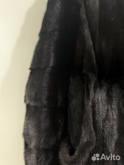 Шуба из меха норки натуральная тото