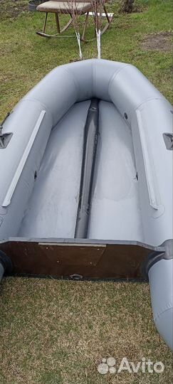 Надувная лодка с мотором бу. Лодка состояние отс