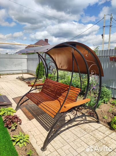 Качель премиум с матрасом+бесплатная доставка