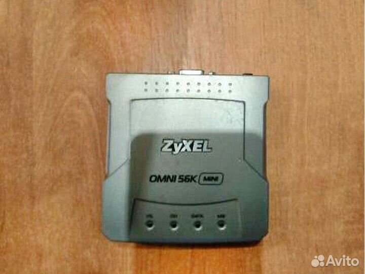 Модем zyxel Omni 56K Mini ee RS-232