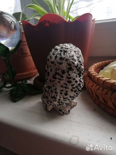 Сова белая из полистоуна