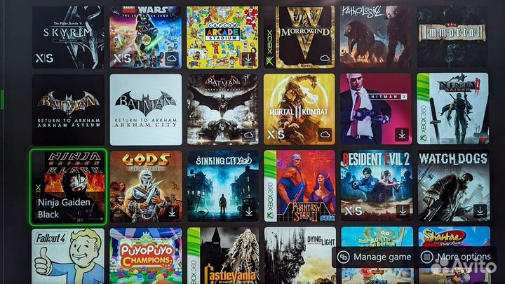 Игры Xbox 140 шт