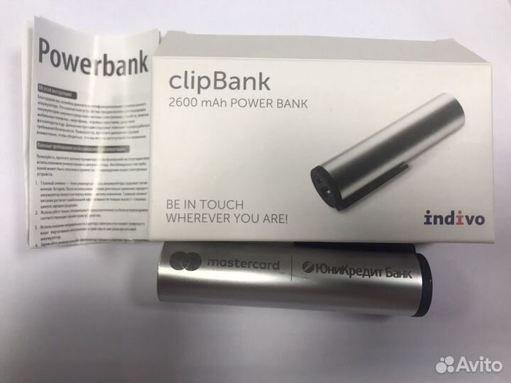 Внешний аккумулятор power bank clipBank