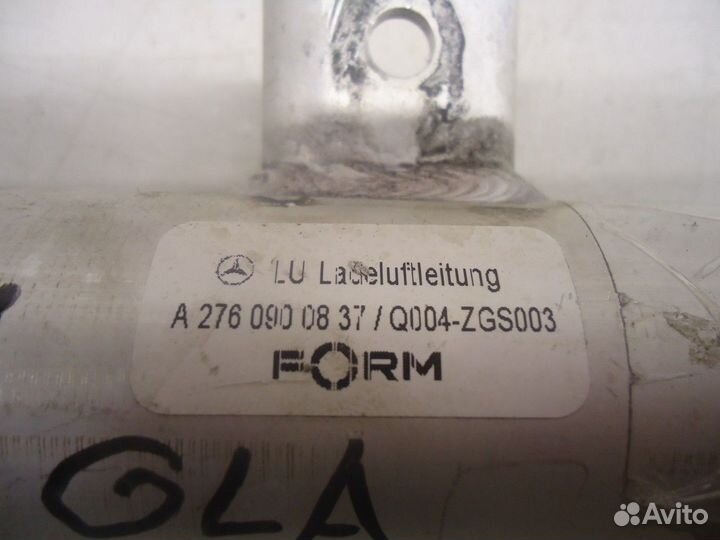 Патрубок интеркулера правый (Mercedes-Benz GLE)