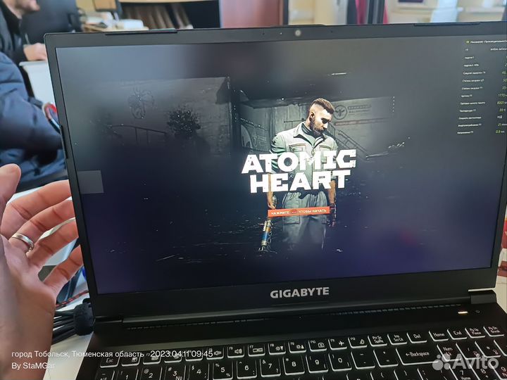 Ноутбук Gigabyte G5 KF i5 12500 rtx 4060