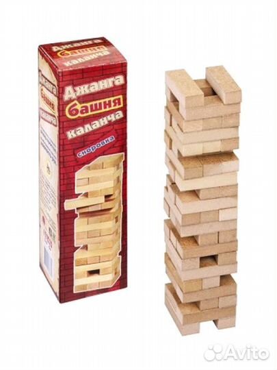 Дженга Башня 54 блока