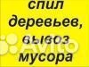 Спил деревьев любой сложности