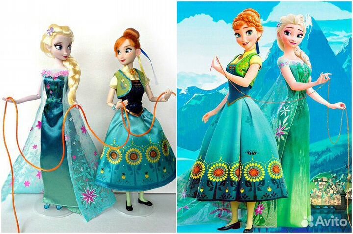 Анна и Эльза Холодное сердце Летнее солнцестояние