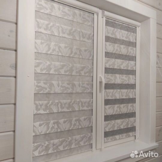 Рулонные шторы день ночь на заказ