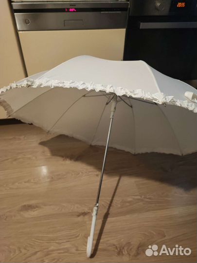 Зонт трость свадебный