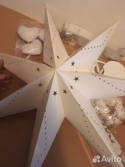 Игрушки новогодние икея новые