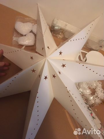 Игрушки новогодние икея новые