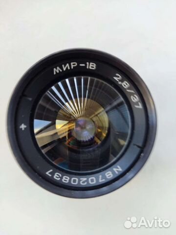 Зеркальный фотообьектив мир-1в 2,8/37
