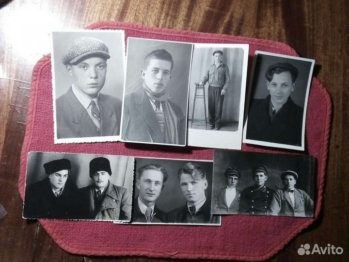 Фото «Пацаны» 7 штук. 1920-50 годы СССР