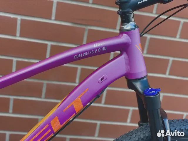 Велосипед Welt Edelweiss 2.0 HD 27 (фиолетовый, ж