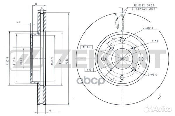 Диск тормозной перед. Honda Accord VI 98- bs-63