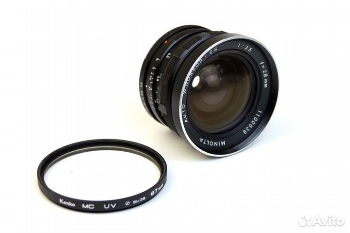 Minolta Auto W.Rokkor-SG 28mm f3.5 1963г