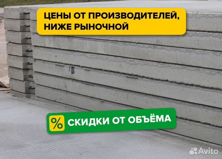 Бетонные дорожные плиты опт
