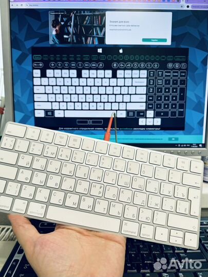 Клавиатура оригинал Apple Magic Keyboard 2 A1644