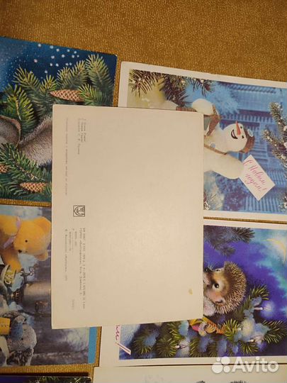 Новогодние открытки СССР