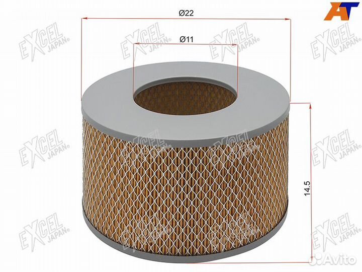 Фильтр воздушный toyota 4runner 1KZT/1kzte 95-02/d