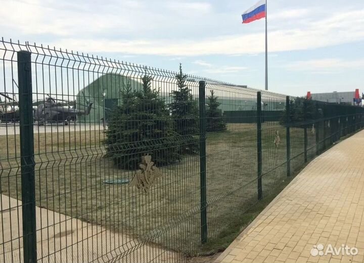 Забор из 3D сетки 40 метров