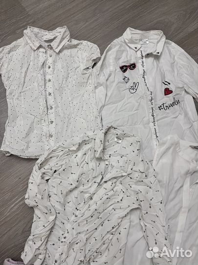 Вещи пакетом на девочку 140 146 152