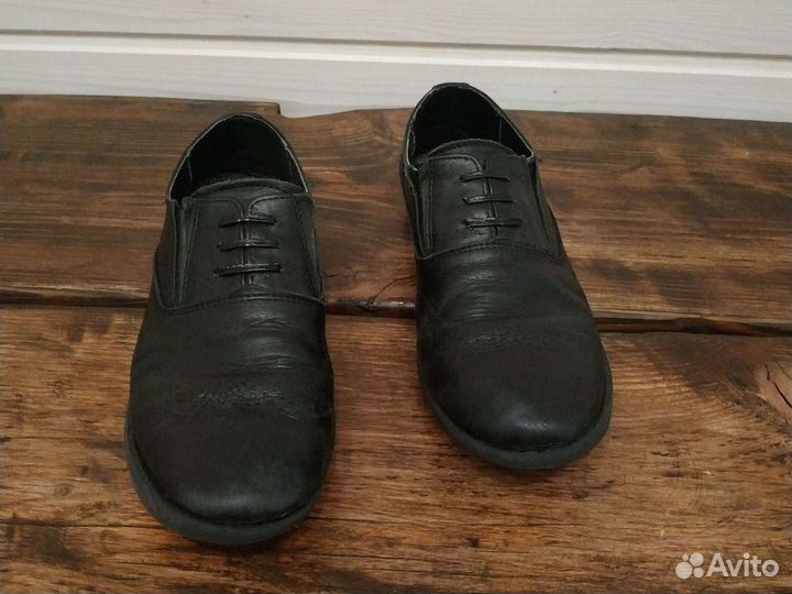Туфли ботинки кожа