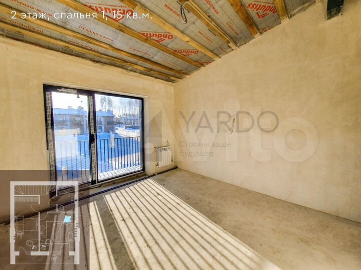 Таунхаус 83 м² на участке 1,5 сот.