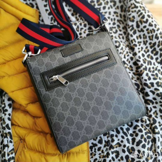 Мужская сумка через плечо Gucci Supreme