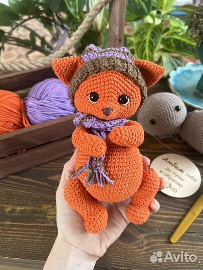 Вязаные игрушки и пинетки ручной работы