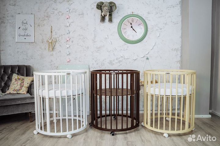 Детская кровать трансформер из массива