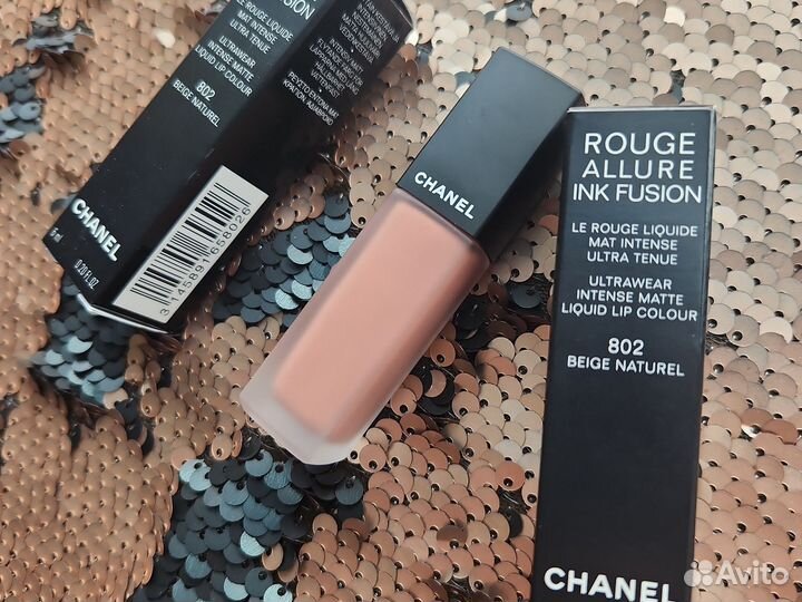Chanel rouge allure INK fusion жидкая помада 802
